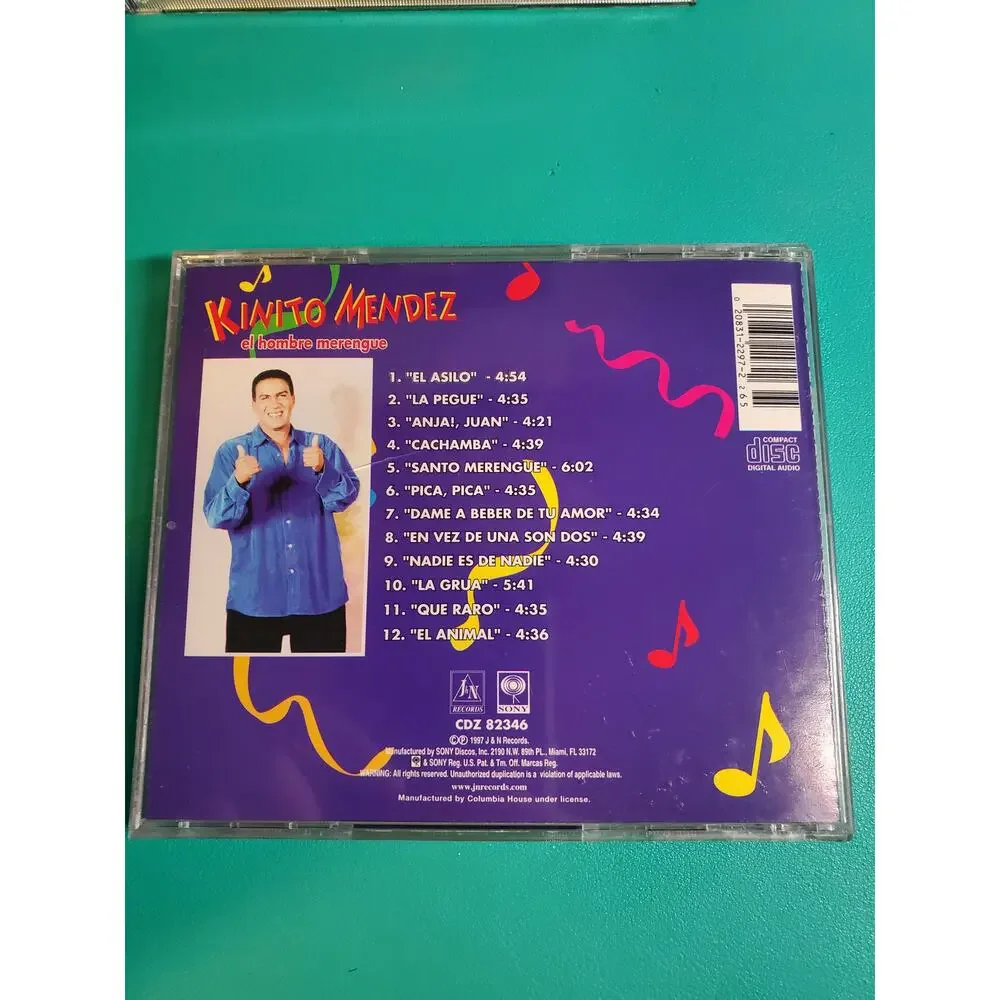 Kinito Mendez - El Hombre Merengue Latin (US Version, CD)